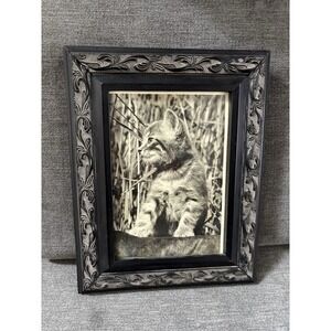 Vintage Cat Ephemera Newspaper Magazine Clipping Framed Art